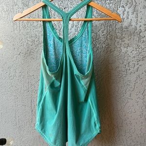 Lululemon racer back tank top teal